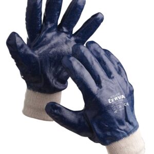 Manusi din bumbac jersey peliculizat cu nitril ROLLER Nr.10