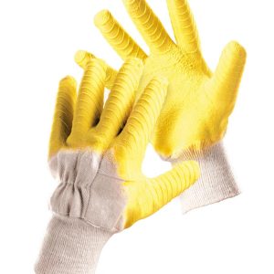 Manusi din bumbac imersate in latex semi-natural HS-04-005