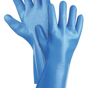 Manusi cusute - tricot din bumbac , imersat in PVC cu nitril UNIVERSAL ANTIDERAPANTE (AS)