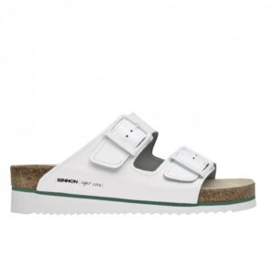 Papuci Korky White - alb
