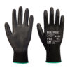 PU Palm Glove Latex Free - Pachet de vÃ¢nzare cu amÄƒnuntul, negru