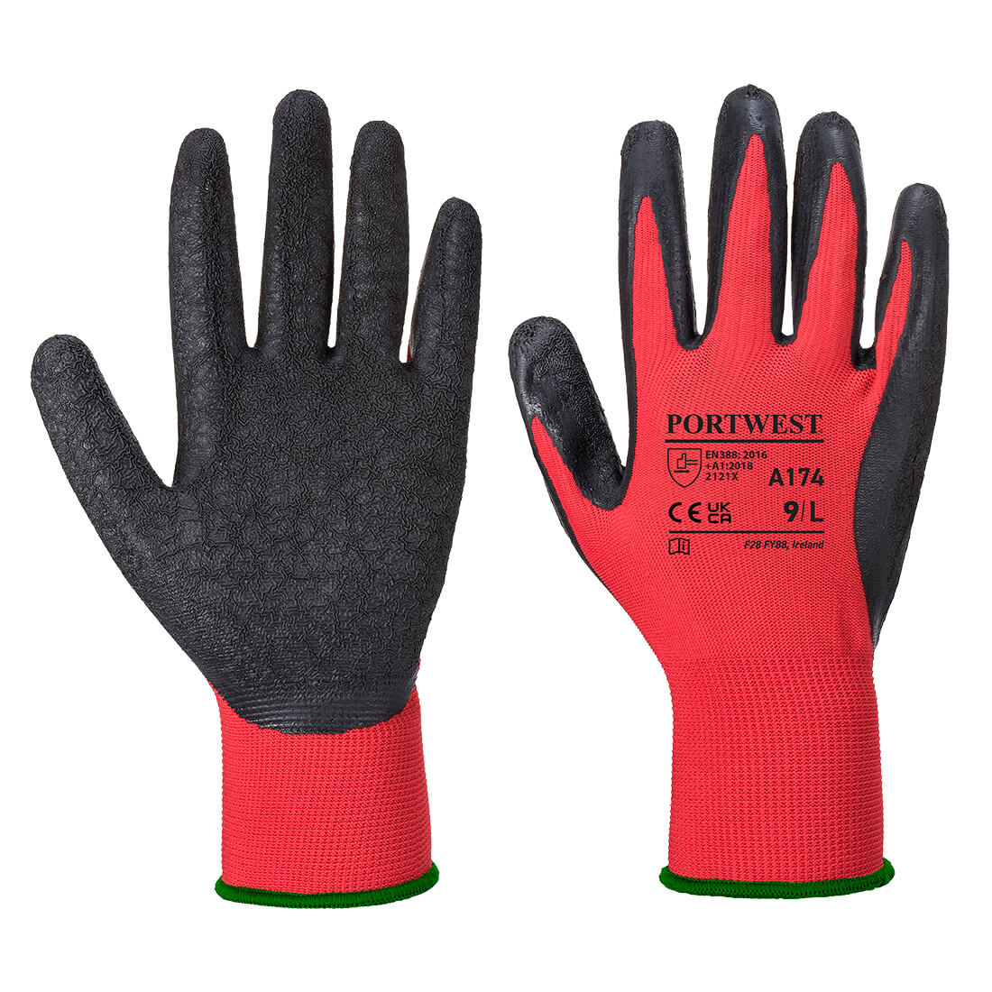 Manusi Latex Flex Grip, negru, rosu 1 Manusi Latex Flex Grip, negru, rosu