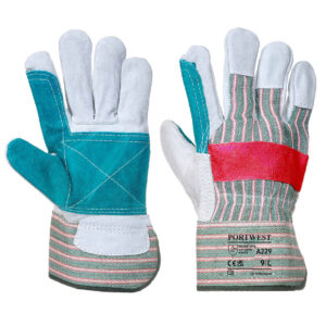Manusi clasicÄƒ Double Palm Rigger, verde