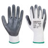 Manusa Flexo Grip Nitrile , alb, gri