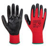 Manusa Flexo Grip Nitrile , negru, rosu