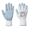 Manusi Flexo Grip Nitrile (Impachetare pt Retail), alb, gri