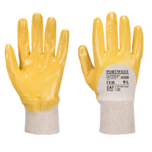 Manusa Nitrile Light Knitwrist , galben