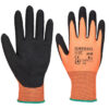 Dermi-Grip NPR15 Nitrile Sandy, negru, portocaliu