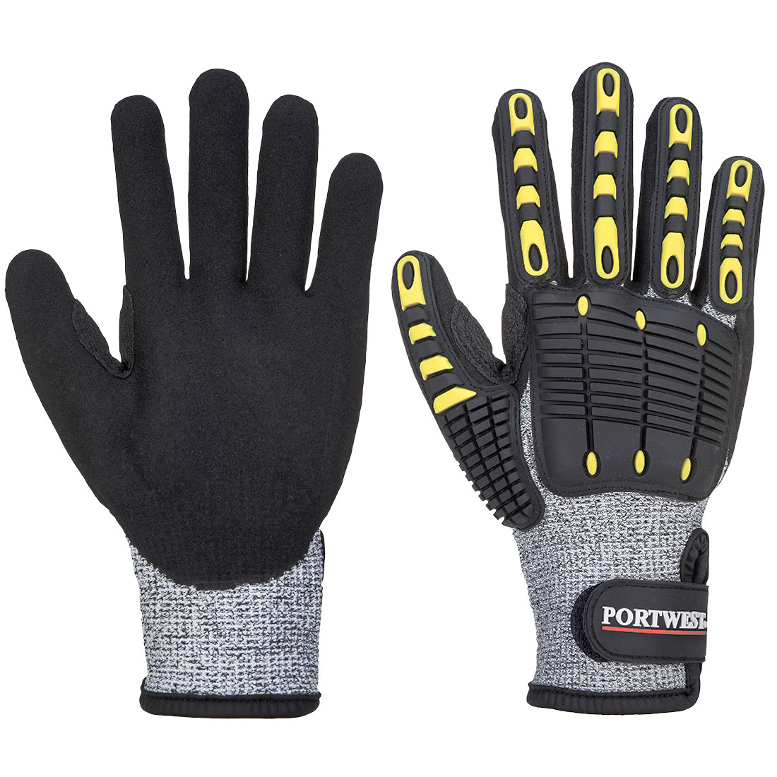 Manusa Anti Impact Cut Resistant 5, negru, gri 1 Manusa Anti Impact Cut Resistant 5, negru, gri