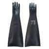 Manusi Latex Cauciuc Heavyweight 600mm, negru