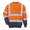 Bluza Bicolora Hi-Vis, albastru, portocaliu