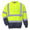 Bluza Bicolora Hi-Vis, albastru, galben