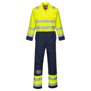 Combinezon Bizweld Hi-Vis Antistatic , albastru, galben