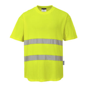 Tricou Mesh, galben