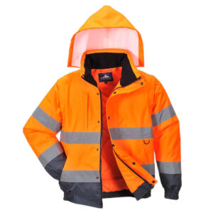 Jacheta  2 in 1 Hi-Vis, portocaliu