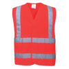 Vesta HiVis Two Band & Brace - rosu