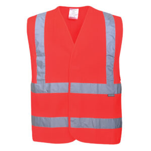 Vesta HiVis Two Band & Brace - rosu