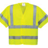 Vesta cu maneca scurta HiVis - galben