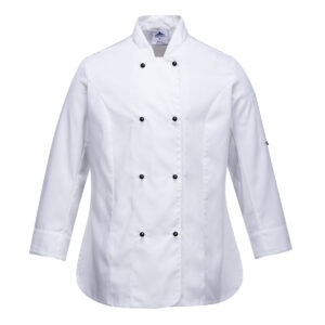 Jacheta Rachel pentru femei Chef L/S, alb