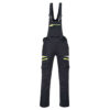 Pantaloni cu pieptar gama DX4, negru