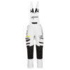 Pantaloni cu pieptar gama DX4, gri, alb