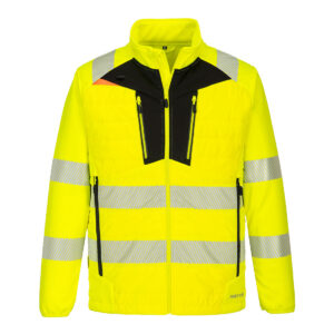 DX4 JachetÄƒ Buffle Hibrid Hi-Vis, negru, galben