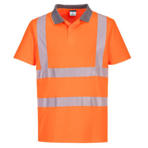 Polo Eco Hi-Vis S/S (pachet de 6), portocaliu