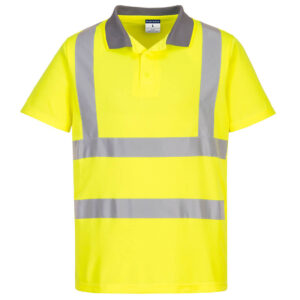 Polo Eco Hi-Vis S/S (pachet de 6), galben
