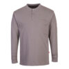 FR Anti-static Henley, gri