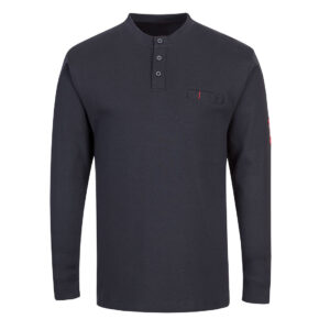 FR Anti-static Henley, albastru