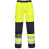 Pantalon HiVis Multi-Norm, albastru, galben