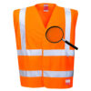 Vesta antistatica ignifuga HiVis - portocaliu