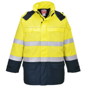 Jacheta Bizflame Arc HI VIS Multi-Norm, albastru, galben