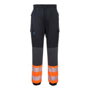 Pantaloni HI VIS Flexi gama KX3, negru, portocaliu