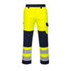 Pantaloni Modaflame Hi-Vis, albastru, galben