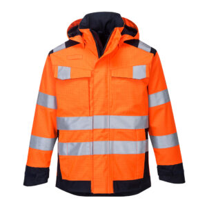 Jacheta Modaflame Rain Multi Norm Arc , albastru, portocaliu