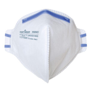 Masca de Protectie Respirator FFP2 Dust Mist Fold Flat , alb