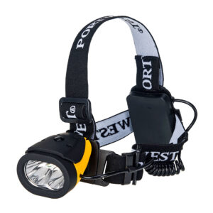 Lanterna pentru Casca Portwest Dual, negru, galben