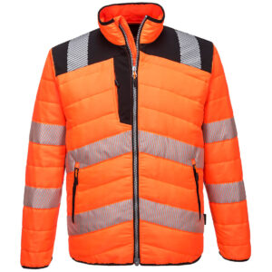 Jacheta Hi Vis PW3 Baffle , negru, portocaliu