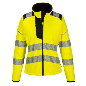 PW3 Softshell Hi-Vis pentru femei, negru, galben