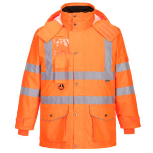 Jacheta Traffic 7-in-1 Hi-Vis RIS, portocaliu