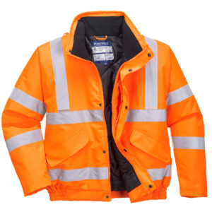 Jacheta Bomber Hi-Vis RIS, portocaliu