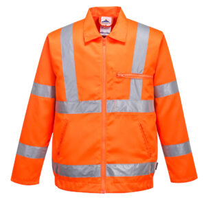 Jacheta din Poli-bumbac Hi-Vis  RIS., portocaliu