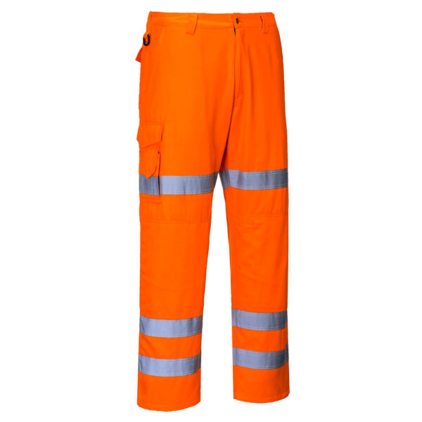 Pantaloni Combat HiVis 3 Benzi, portocaliu
