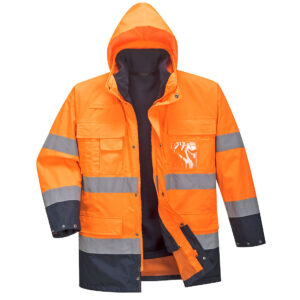 Jacheta Hi-Vis Lite 3-in-1, albastru, portocaliu
