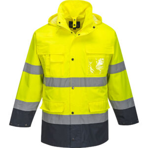 Jacheta Hi-Vis Lite 3-in-1, albastru, galben