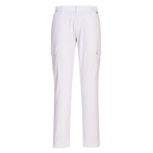 Pantaloni Combat Slim Strech, alb