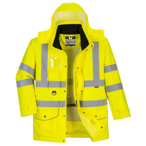 Jacheta Traffic HiVis 7-in-1, galben