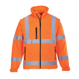 Jacheta Softshell HiVis  (3L), portocaliu