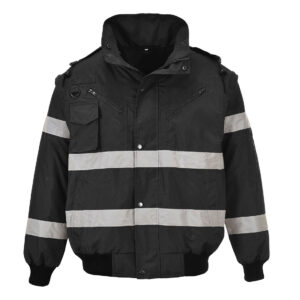 JachetÄƒ bomber Iona 4 Ã®n 1, negru